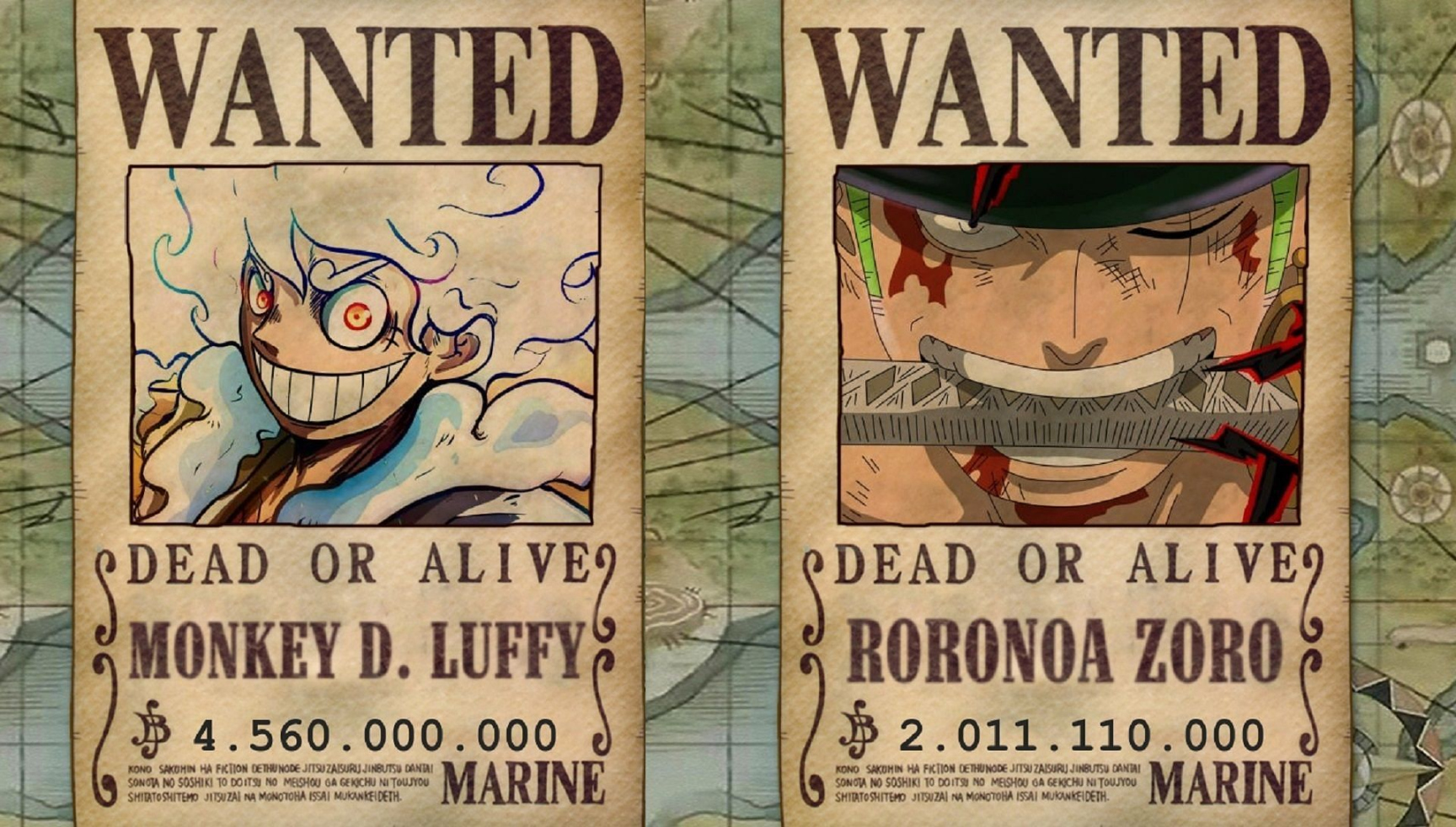 One Piece bounties, rewritten to make more sense
